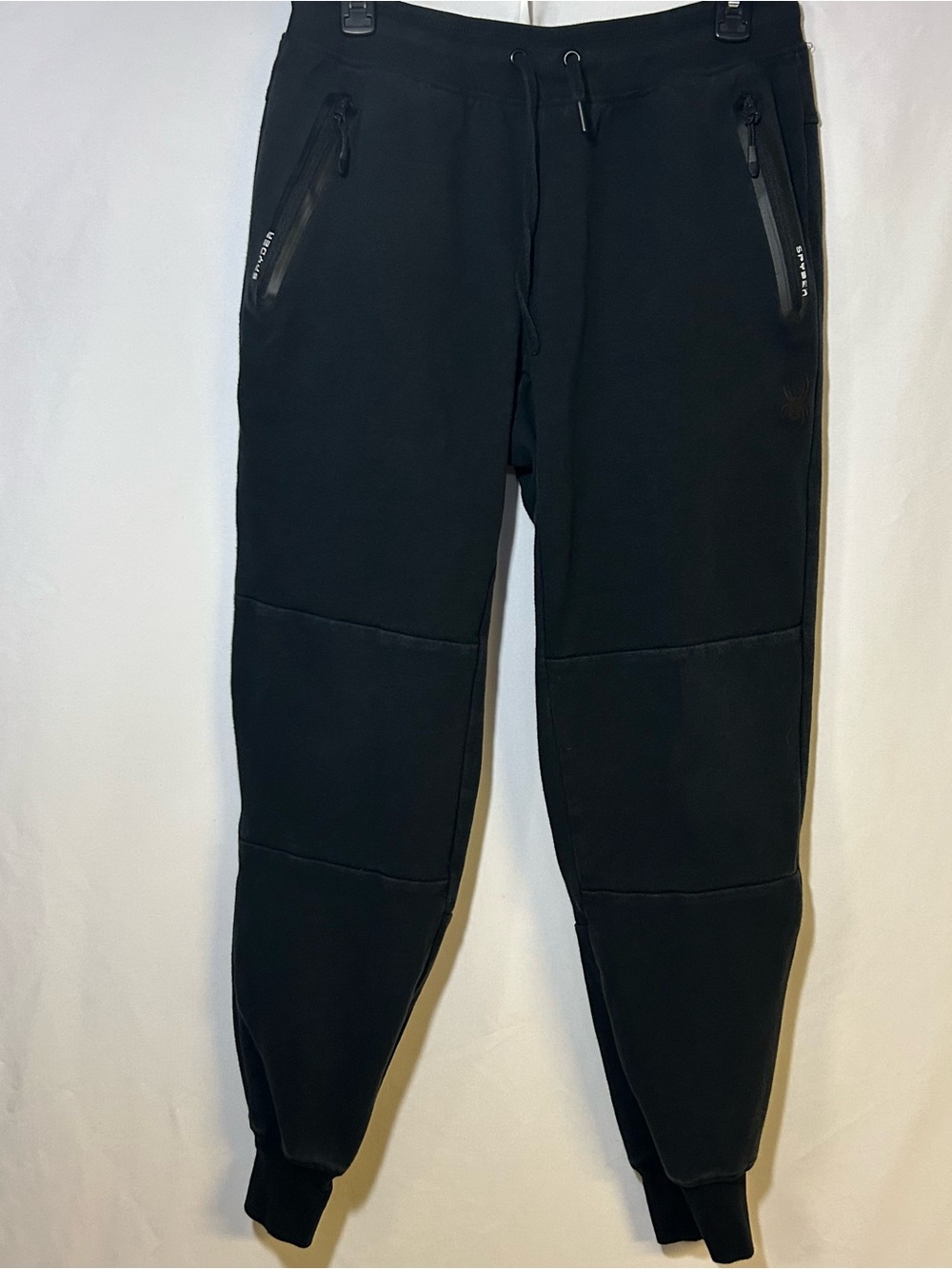 Spyder Men's Black Jogger Sweatpants pockets active wear Medium